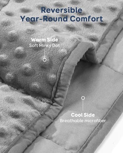 Kivik 15lbs Weighted Blanket for Adults, 60"x80" Queen Size Heavy Blankets - Image 3