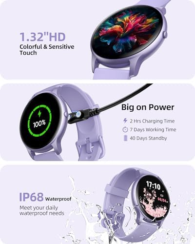 Parsonver Smart Watch(Answer/Make Calls), Fitness Tracker for Women Men - Image 5