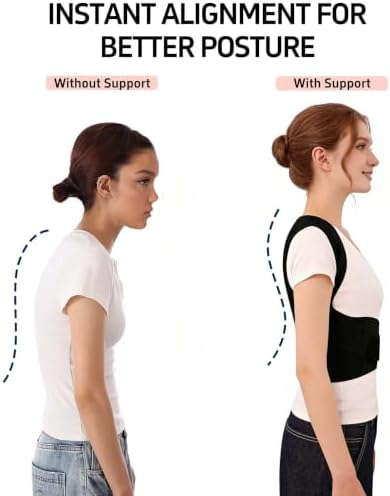 Posture Corrector for Women & Men Back Brace Instant Straightener Scoliosis - Image 2