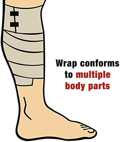 ACE 6 Inch Elastic Bandage with Clips, Beige, Great for Chest and More, 1 Count - Image 3