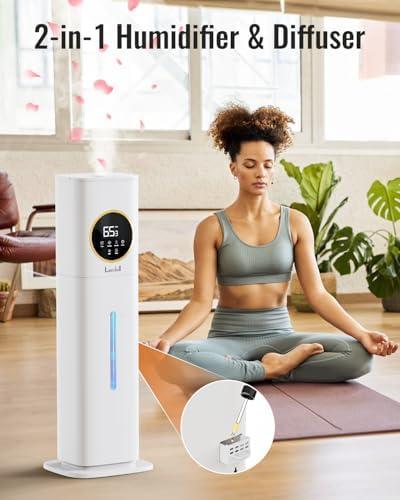 Lacidoll Top Fill Humidifiers for Bedroom, 8L Tank for Large Room, 35dB - Image 6