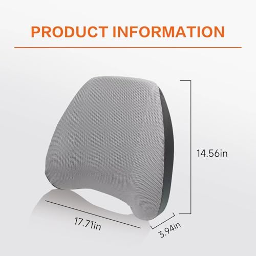Super Comfy Lumbar Support Pillow, Car Seat Back Support Pillow for Driving - Image 2