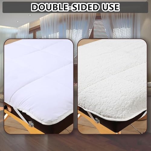 31″ x 72″ Premium fleece massage table cover，Natural massage table pad Includes Pad and Face Rest Cover，Suitable for Spa, Massage, Beauty salon - Image 3