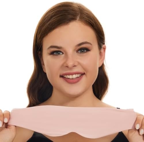 ALASKA BEAR Side Sleeper Sleep Mask, Patented, 100% Blackout, Pink - Image 3