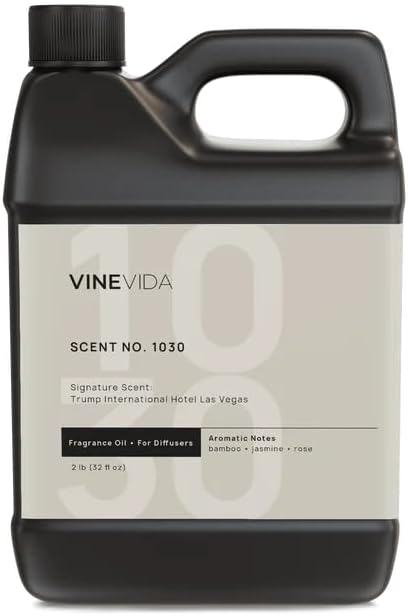 VINEVIDA Scent NO. 1030 Fragrance Oil for Cold Air Diffusers - 32oz (2lbs) - Inspired by Trump International Hotel Las Vegas Hotel Scents for Home - Diffuser Oil by VINEVIDA