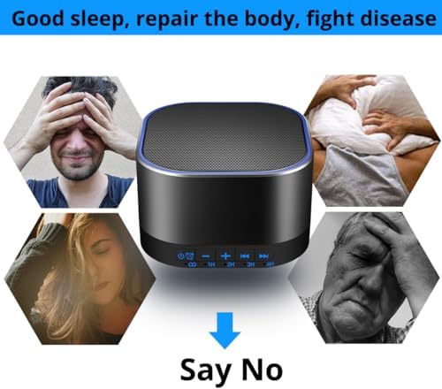 Magicteam Sound White Noise Machine with 20 Non Looping Natural Soothing Sounds and Memory Function 32 Levels of Volume Powered by AC or USB and Sleep Sound Timer Therapy for Baby Kids Adults - Image 4