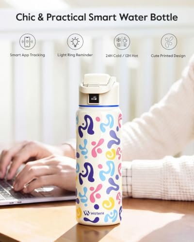 WaterH BOOST Smart Water Bottle Tracker with Reminder to Drink Water, 32oz - Image 6