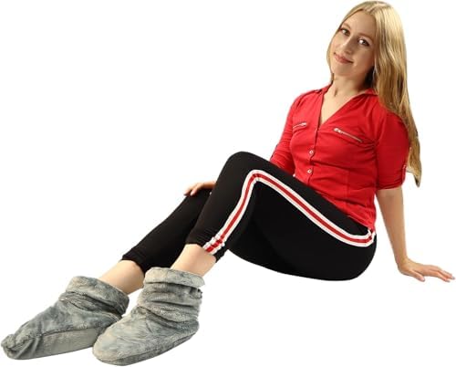 Mars Wellness Heated Microwavable Booties - Microwave Slipper Warmers - Image 2