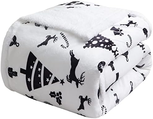 LBRO2M Sherpa Fleece Bed Blanket Super Soft Plush Warm Throw Twin 65"X90" by LBRO2MBedding