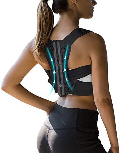 VANRORA Posture Corrector for Women and Men, Adjustable & Comfy Back Brace by VANRORA