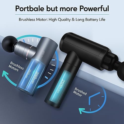 arboleaf Mini Massage Gun Deep Tissue, Portable Percussion Muscle Massager - Image 3