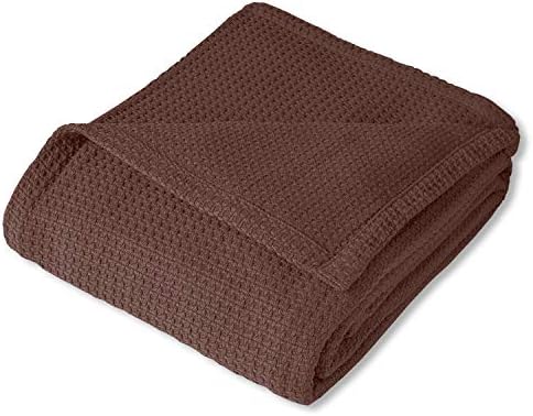 Sweet Home Collection 100% Fine Cotton Blanket Luxurious Weave Stylish Design Soft and Comfortable All Season Warmth, Full/Queen, Chocolate Brown (Pack of 6) - Image 2