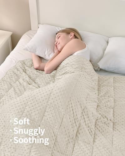 Mr. Sandman Weighted Blanket for Adults, Queen Size 15 lbs, 60 x 80 Inches - Image 6