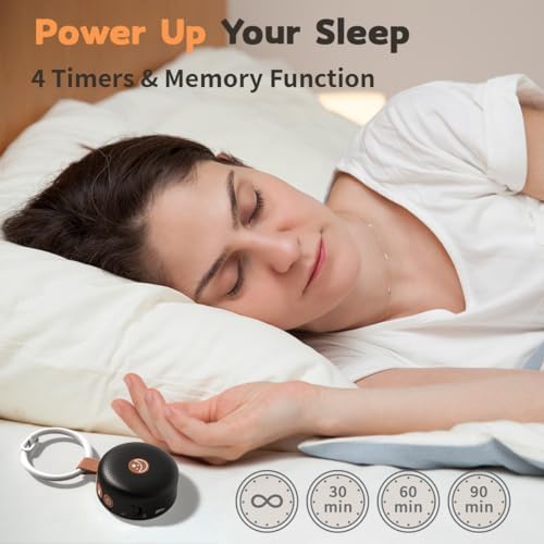 Portable Sound Machine Mini White Noise Machine Baby Shushing Brown Noise Machine with 30 Soothing Sounds for Kids Adults Dogs Auto-Off Timer 32 Volume Levels Sleep Machine for Home Office Privacy - Image 4