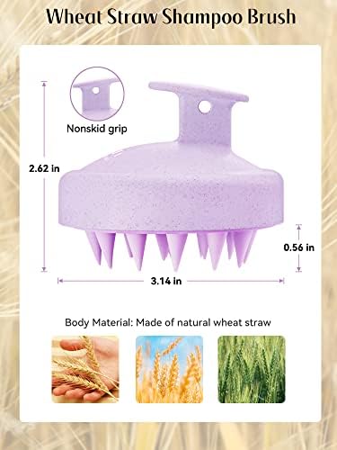 HEETA Scalp Massager Hair Growth Scrubber for Dandruff Removal Hair Care - Image 2