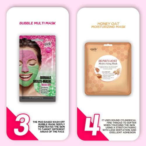 Epielle Best of K-Beauty Kit, 6 Home Spa Essentials, At-Home Spa Kit for Radiant Skin, Self Care Gifts for Women, Korean Skin Care Set, Stocking Stuffers - Image 6