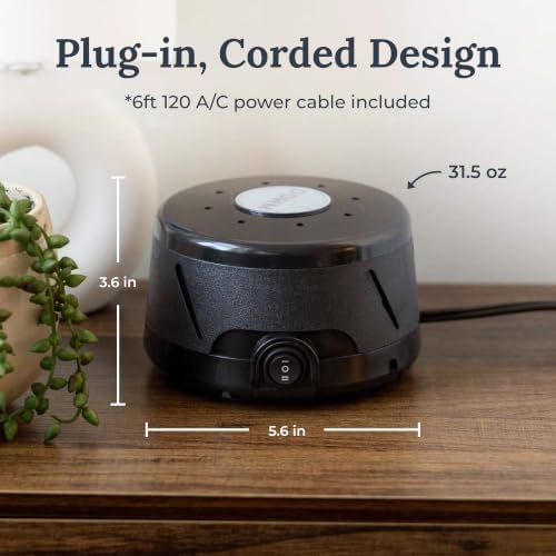 Yogasleep Dohm Classic (Black) The Original White Noise Machine, Soothing Natural Sound from a Real Fan, Noise Cancelling for Office Privacy, Travel & Meditation, Sleep Therapy for Adults & Baby - Image 5