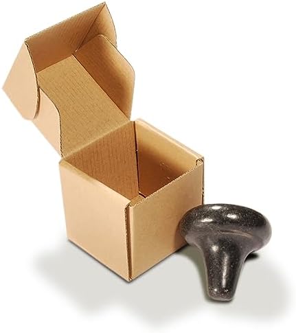 Master Massage Mushroom Shaped Basalt Hot Massage Stone Kit with Trigger Point- Pressure Point and Acupressure Tools - Deep Tissue Relaxation and Reflexology Massage Set (1 Piece) by MasterMassage