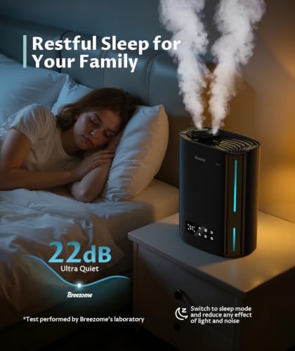 BREEZOME 6L Humidifier for Bedroom Large Room Smart Humidistat Control - Image 4