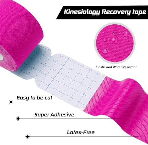 3 Pack Kinesiology Tape Precut, 60 Athletic Strips for Knee Shoulder - Image 2