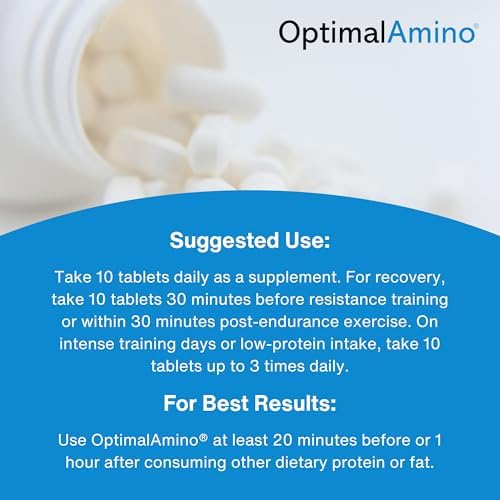 OptimalAmino | Essential Amino Acid Tablets | 150 Count - Image 6