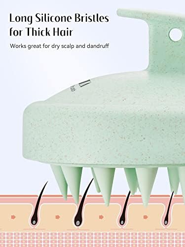 HEETA Scalp Massager Hair Growth Scrubber for Dandruff Removal Hair Care - Image 6