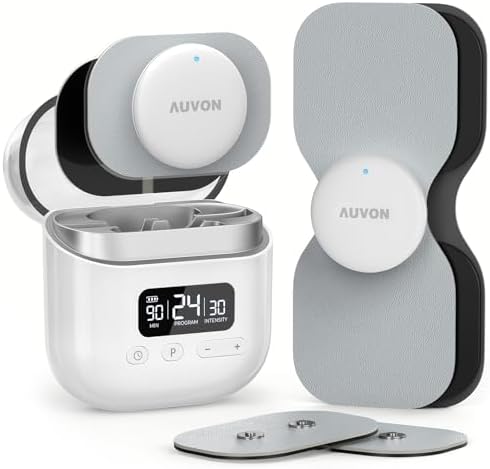 AUVON Wireless 24 Modes TENS Unit Muscle Stimulator for Pain Relief, 6 Pads by AUVON