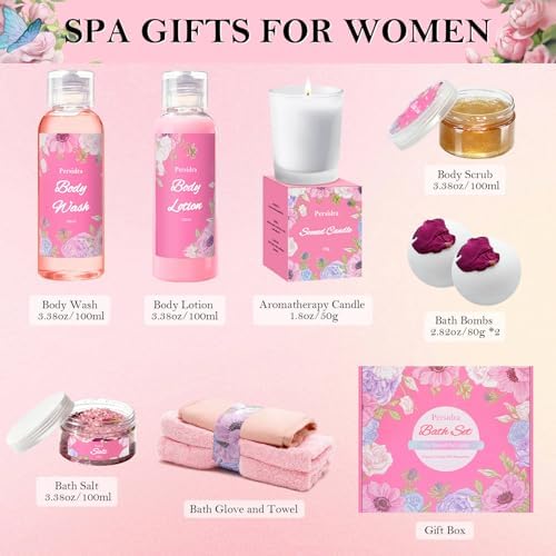 SPA Gift Baskets for Women, 9PCS Self Care Set Comprehensive Care - Image 2