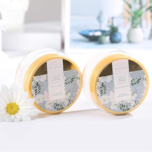 Spa Luxetique Gift Basket for Women,12pcs Jasmine Relaxing Gifts for Women - Image 4