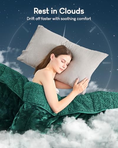 Cottonblue Weighted Blanket 20lbs for Adults Teens Queen Size 60x80in Soft - Image 2