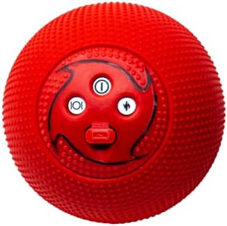 MyoStorm Mini Meteor Heating Vibrating Massage Ball Roller for Muscle Recovery Therapy and Pain Relief + 4 Speed Vibration, Portable by MyoStorm