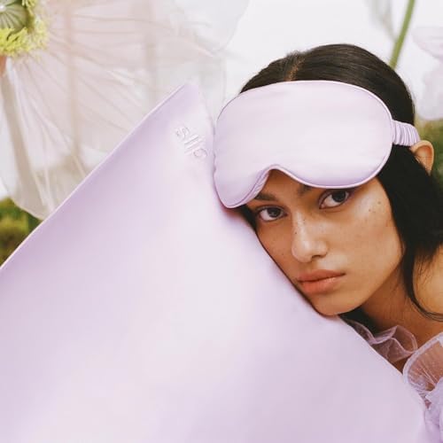 Slip Silk Contour Sleep Mask, Wildflower - Lash-Friendly Design - Image 2