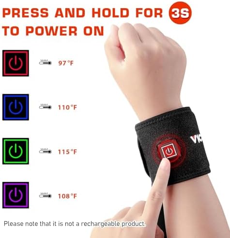 Viconor Red Light Therapy for Neck, Near Infrared Light Therapy Belt Wearable Infrared Neck Wrap with Timer Infrared Belt for Chin Firming V Face Lifting Mask Body Neck Hand Wrist Legs Unisex Gift - Image 5