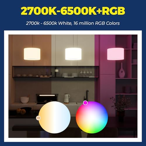Lightinginside Smart Light Bulb Work with Alexa/Google Home/SmartLife, 2PCS - Image 4