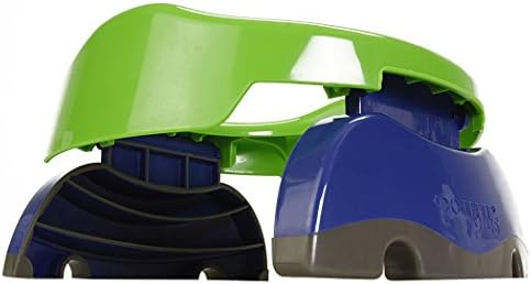 Kalencom Potette Plus 2-in-1 Travel Potty and Trainer Seat - Dual-Purpose Potty Training Toilet Seat - Portable Potty for Toddler Travel - With Durable, Lock-In Legs and Splash Guard - Green - Image 2
