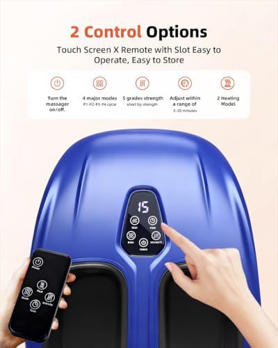 Shiatsu Foot Massager for Neuropathy with Heat and Remote Control - Image 2