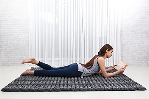 Leewadee Extra Wide Thai Roll Mat 75 x 57 inches Kapok Firm - Image 2
