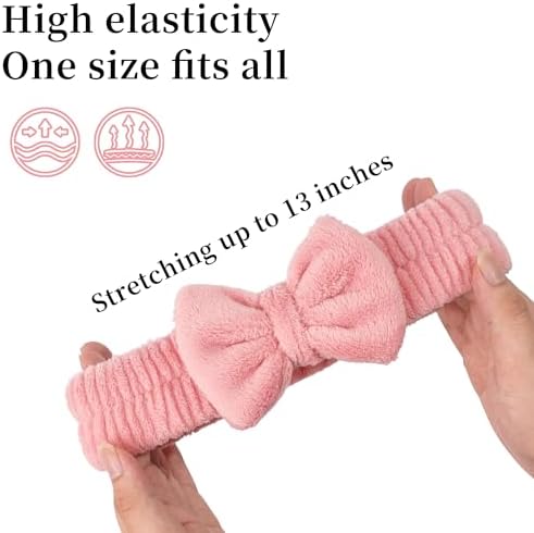 Ayesha Spa Headband and Wristband Set for Washing Face Skincare Makeup - Image 4