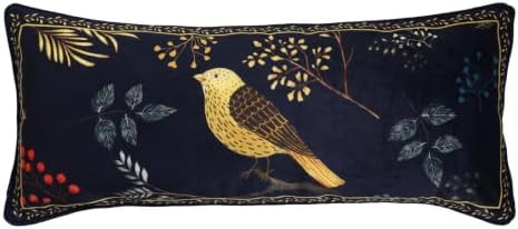 patdrea Designer French Velvet Throw Pillow Cover,12"x28"-Doodle B by patdrea