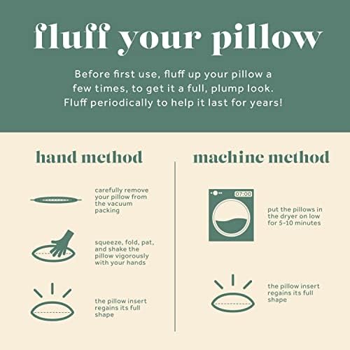 ComfyDown 14x32 Throw Pillow Insert, Down & Feather Fill, 100% Cotton Cover, Made in USA – Premium Soft Lumbar Decorative Pillow Form Sham Stuffer for Bed, Sofa & Couch - Image 4