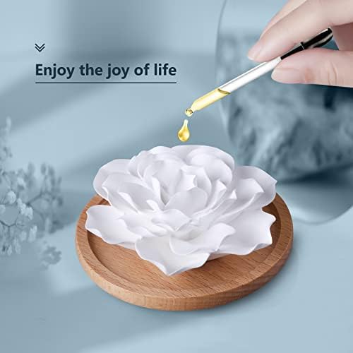 Passive Essential Oil Diffuser,Aromatherapy Passive Mini Ceramic Essential Oil Small Diffuser for Desk Office Home Gift (Roses) - Image 5