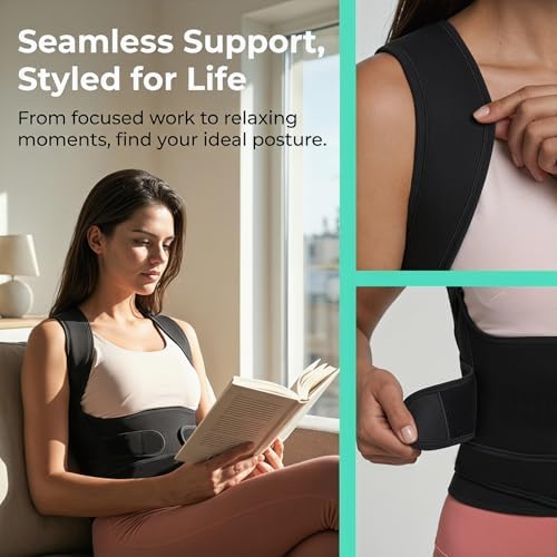 Posture Corrector for Women,2-in-1 Back Brace with Shoulder Support - Image 3