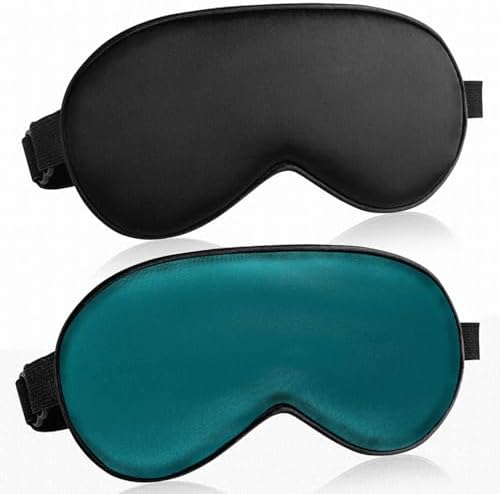 Eye Mask for Sleeping 2 Pack Sleep Masks for Men and Women by ToRhine