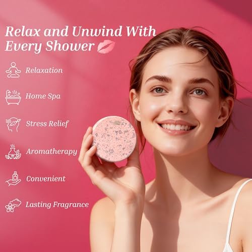 Shower Steamers Aromatherapy Gifts for Women, Relief 8 Pack - Image 4