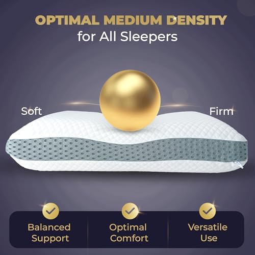 Royal Therapy Memory Foam Pillow, Queen Pain Relief, Neck and Shoulder, Pain, Side Sleeper Pillow, Cervical, Neck Sleeping - Image 5