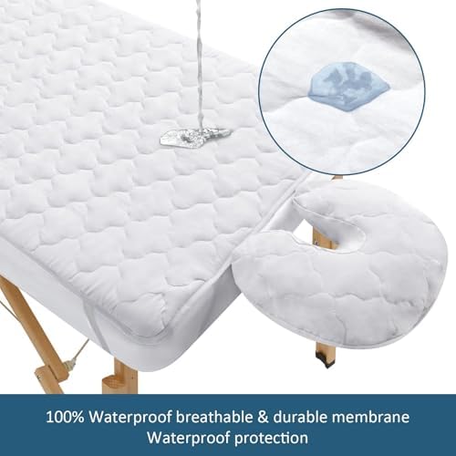 2-Piece Waterproof Massage Table Sheet Set - Image 3