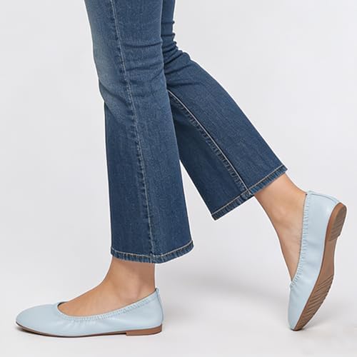 LM Women's Ballet Flats Round Toe Slip On Flats Shoes Casual Dress Shoes Foldable Portable Travel Ballet Flat - Image 6