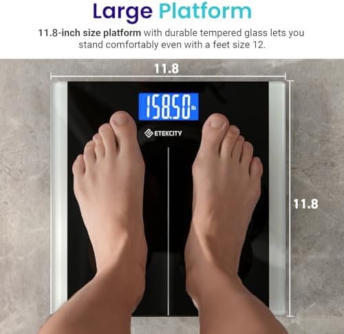 Etekcity Bathroom Scale for Body Weight, Digital, Highly Accurate, 400 lbs - Image 5