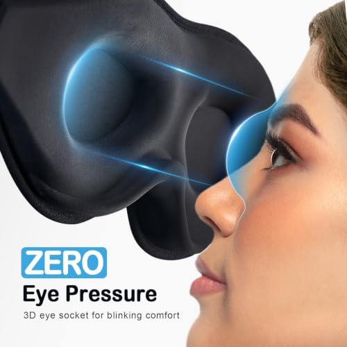 LitBear Breathable Sleep Mask, 3D Eye Mask Sleep for Side Sleeper Women Men - Image 5
