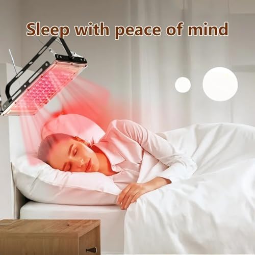 100W Red Light Therapy for Body, Face, Elite Grade LED Red Infrared Light Panel with Near-Infrared Light 660nm with 144 Beads, High Power Red Light Therapy Device at Home Ideal for Gifts (IP66) - Image 3